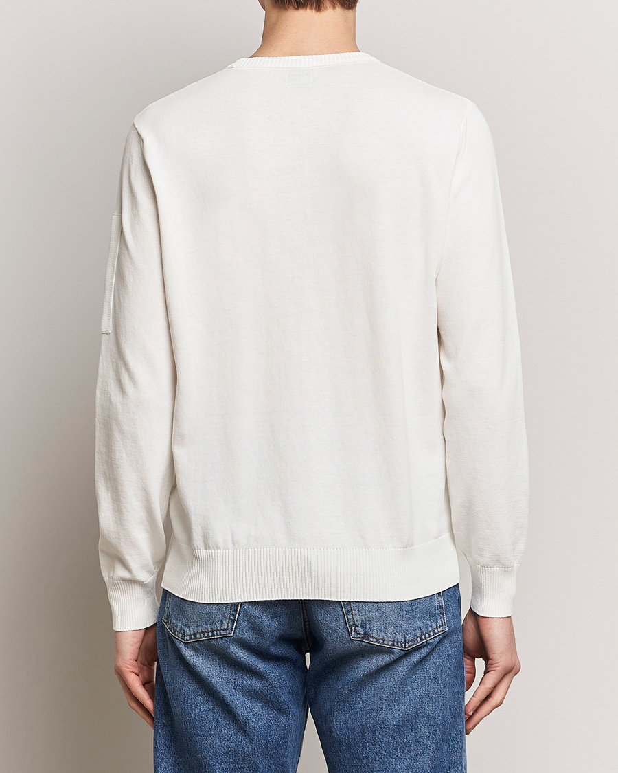Mies | Puserot | C.P. Company | Old Dyed Cotton Crepe Crewneck White