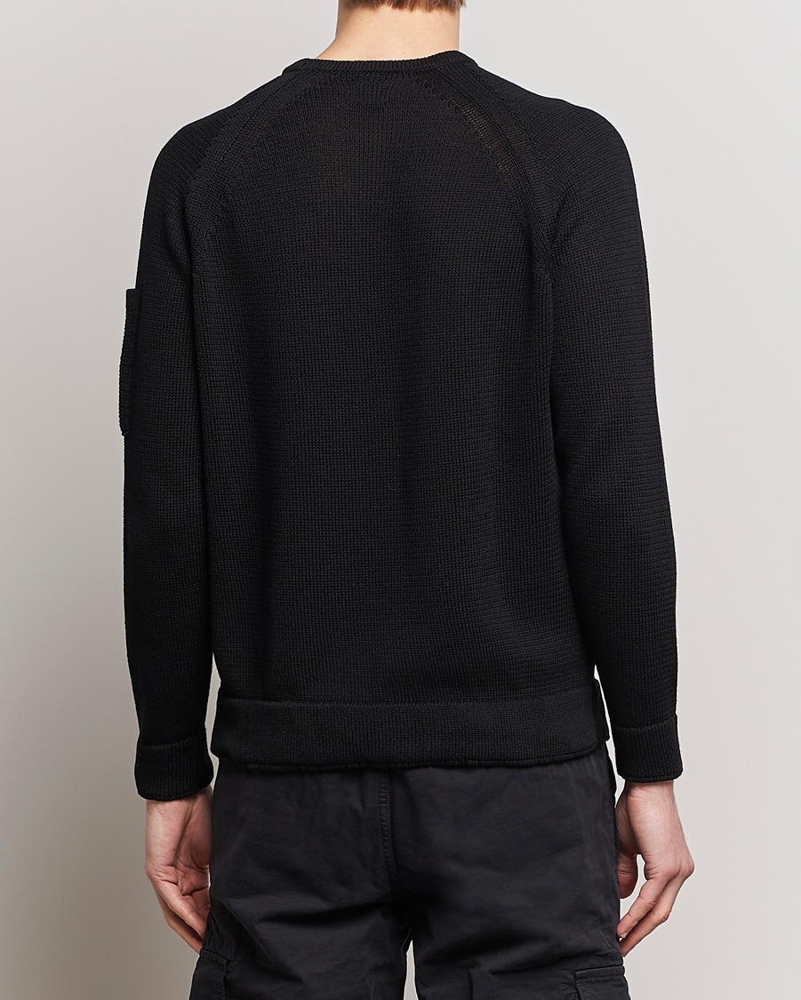 Mies | Puserot | C.P. Company | Compact Cotton Lens Crewneck Black