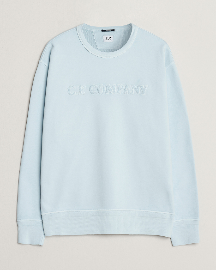 Mies | Puserot | C.P. Company | Resist Dyed Cotton Logo Sweatshirt Mint