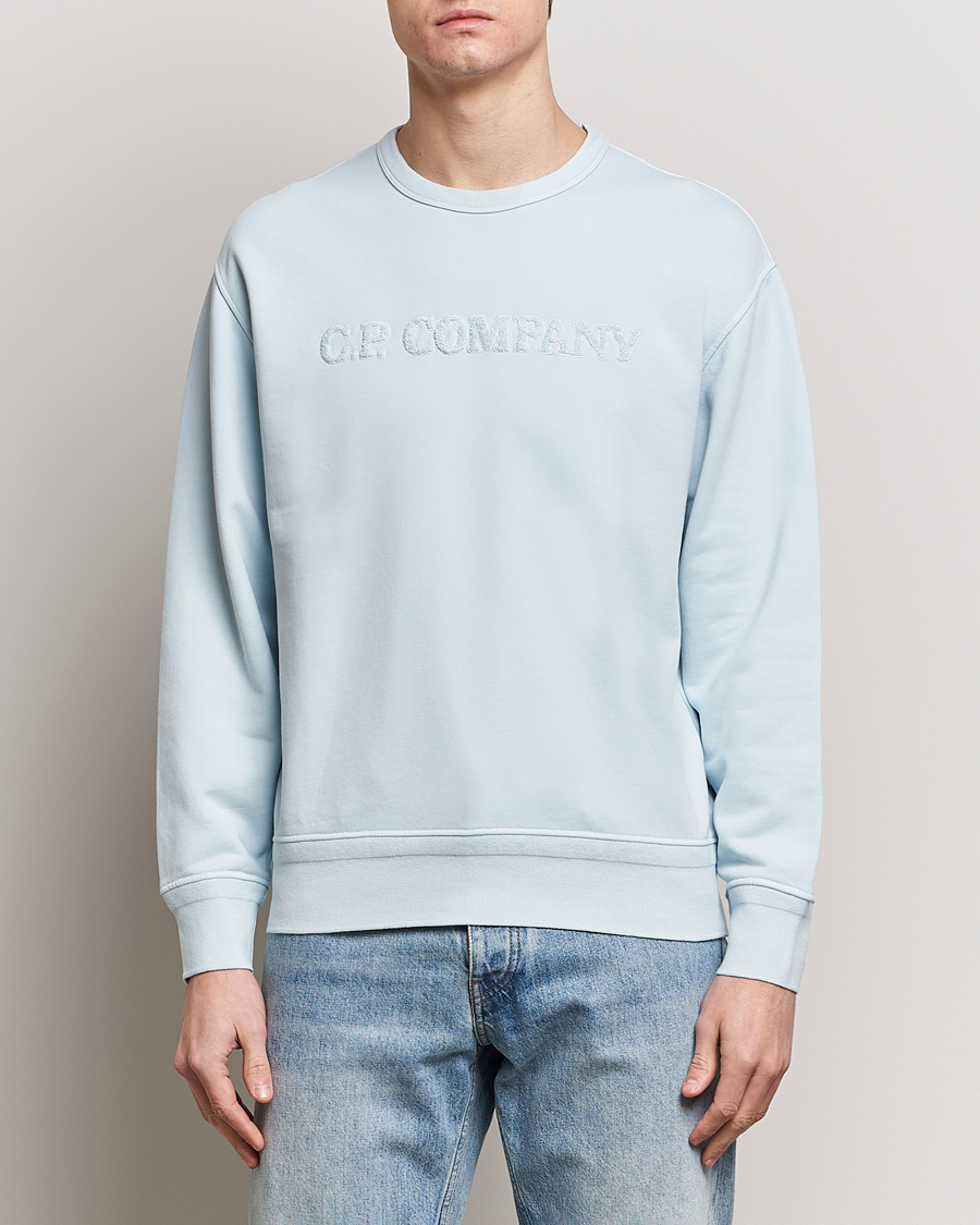 Mies | Puserot | C.P. Company | Resist Dyed Cotton Logo Sweatshirt Mint