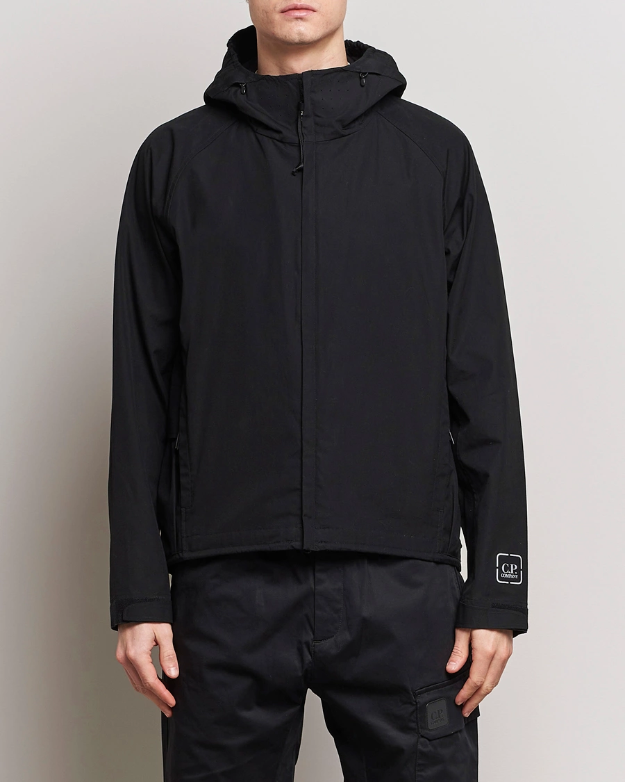 Mies | Nykyaikaiset takit | C.P. Company | Metropolis Water Resistant Hyst Cotton Jacket Black