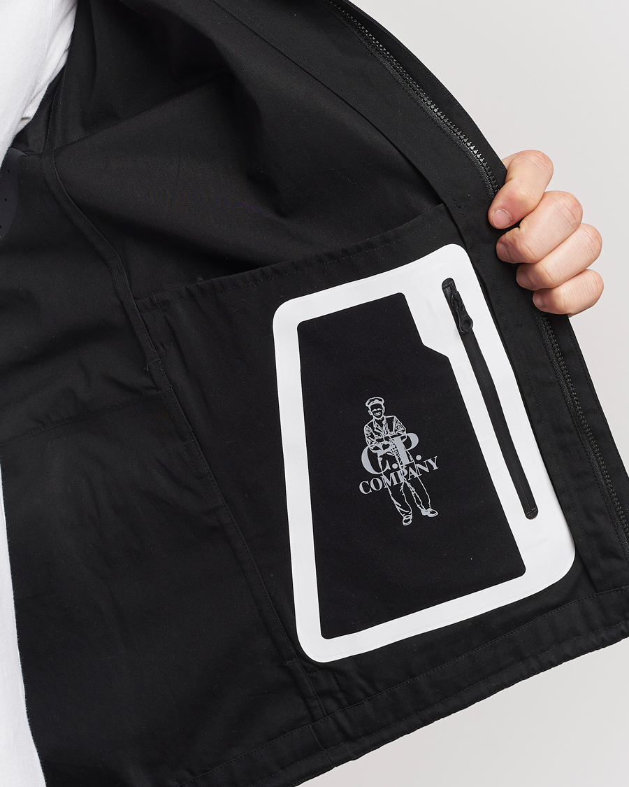 Mies | Takit | C.P. Company | Metropolis Water Resistant Hyst Cotton Jacket Black