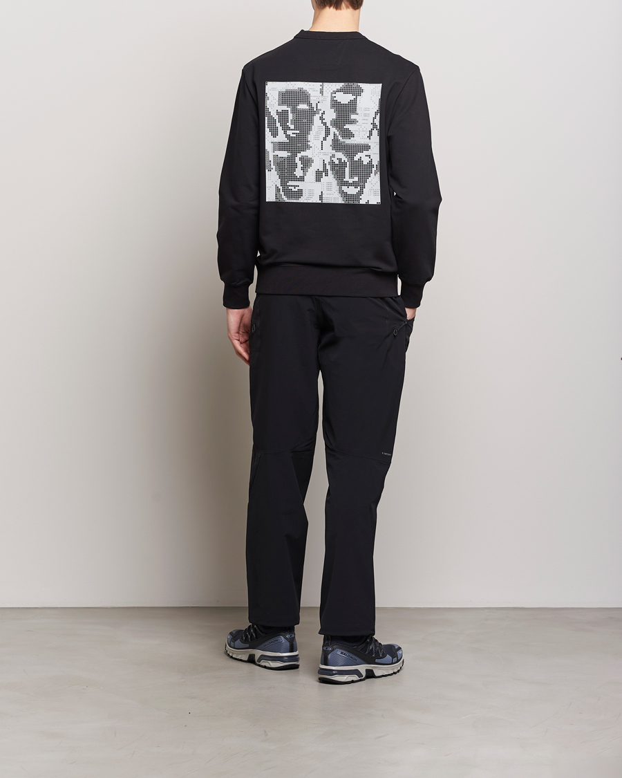 Mies | Puserot | C.P. Company | Metropolis Printed Logo Sweatshirt Black