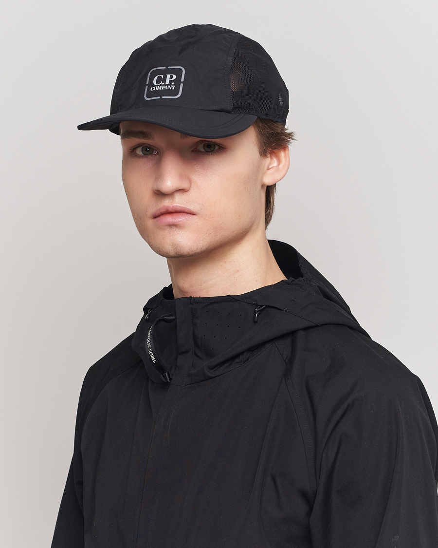 Mies | C.P. Company Metropolis Gore-Tex Baseball Cap Black | C.P. Company | Metropolis Gore-Tex Baseball Cap Black