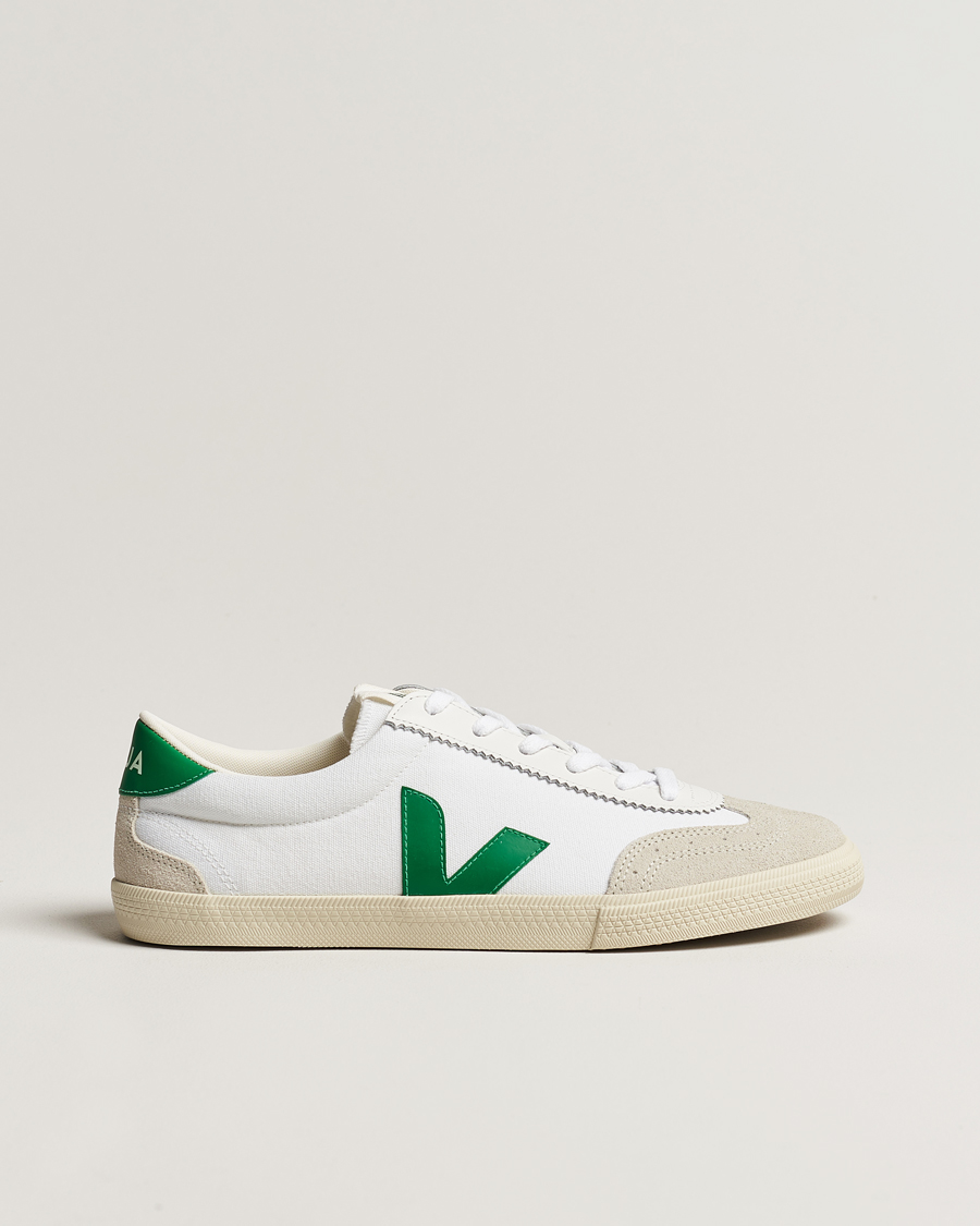 Mies | Veja Volley Sneaker White/Emeraude | Veja | Volley Sneaker White/Emeraude