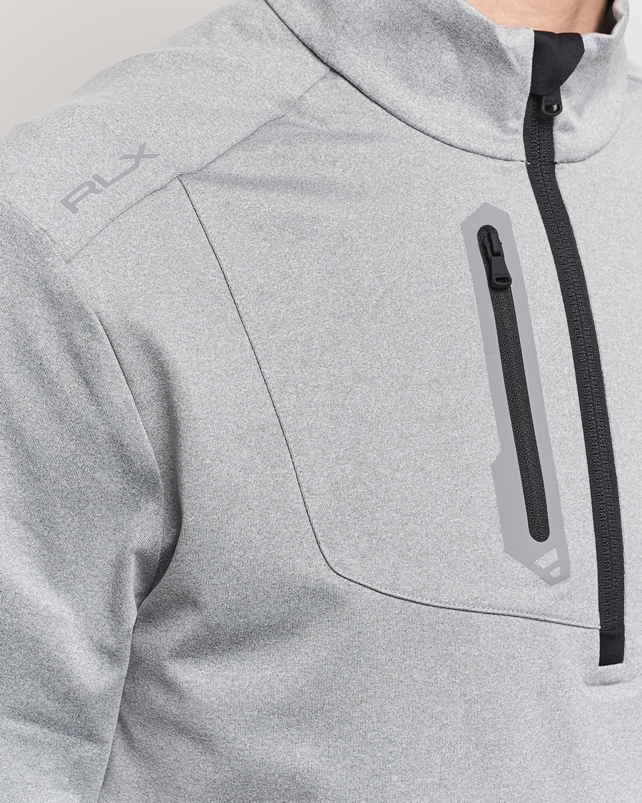 Mies | Puserot | RLX Ralph Lauren | Luxury Jersey Half Zip Andover Heather