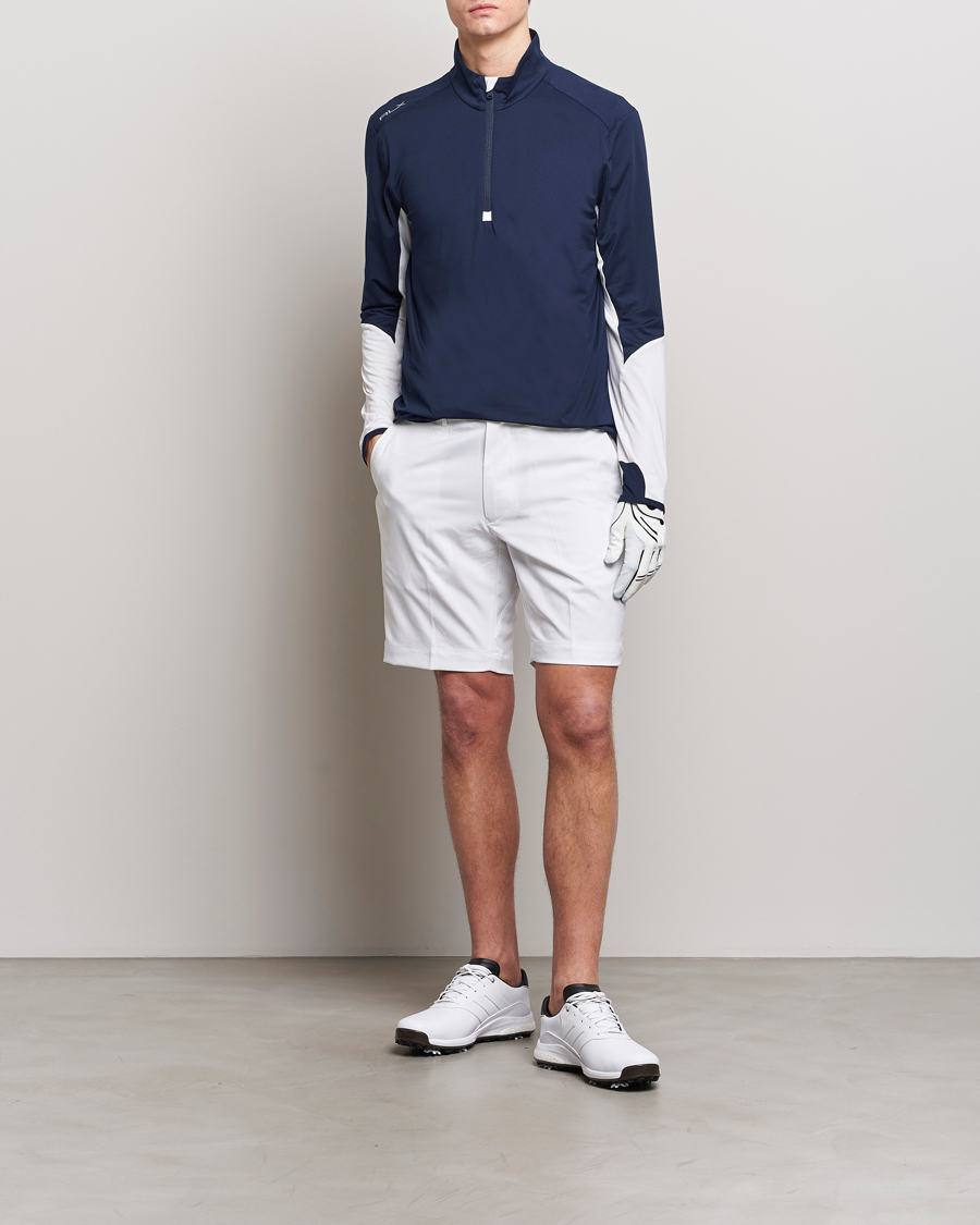 Mies | Puserot | RLX Ralph Lauren | Long Sleeve Airflow Half Zip Navy/White