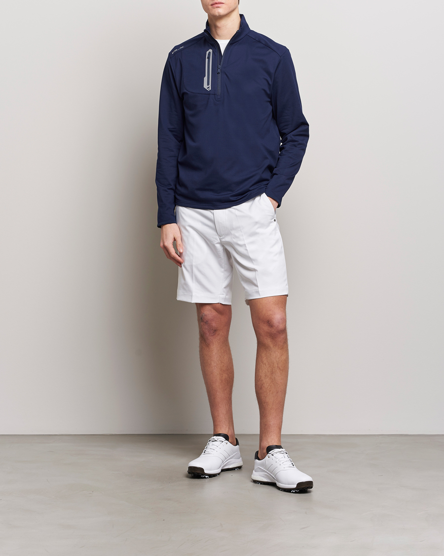 Mies | Puserot | RLX Ralph Lauren | Luxury Jersey Half Zip Refined Navy
