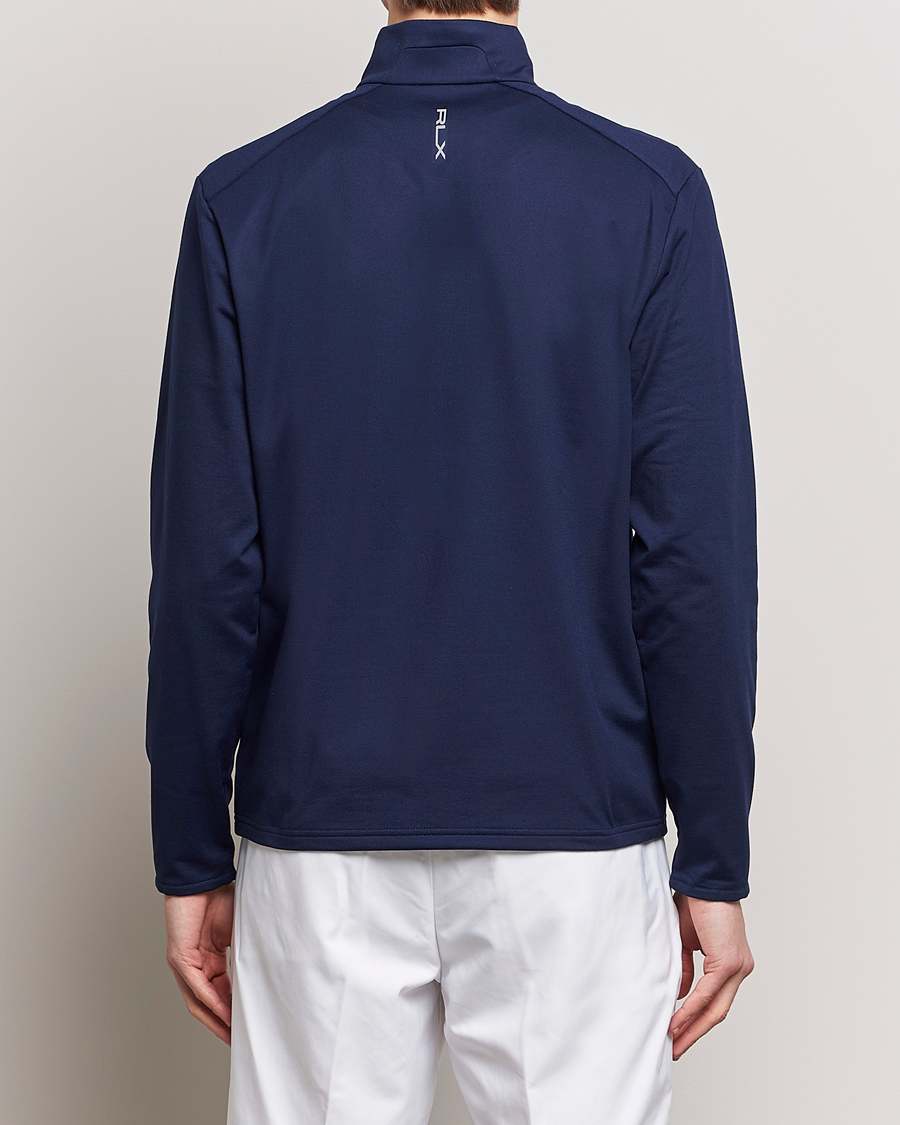 Mies | Puserot | RLX Ralph Lauren | Luxury Jersey Half Zip Refined Navy