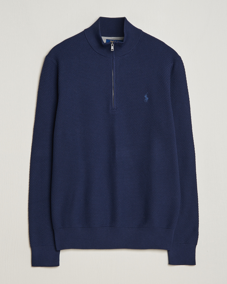 Mies | Puserot | Polo Ralph Lauren Golf | Cotton Jersey Half Zip Refined Navy