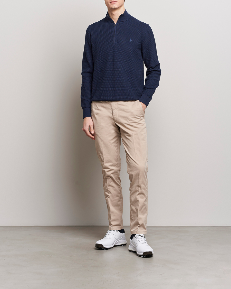 Mies | Puserot | Polo Ralph Lauren Golf | Cotton Jersey Half Zip Refined Navy