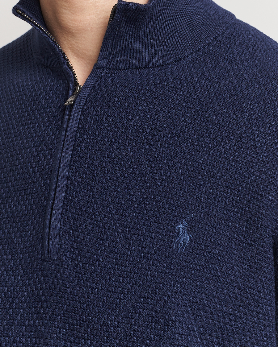 Mies | Puserot | Polo Ralph Lauren Golf | Cotton Jersey Half Zip Refined Navy