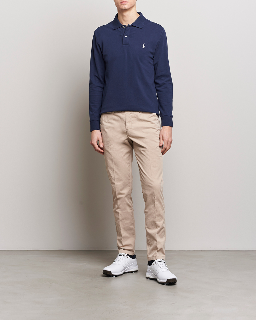 Mies | Puserot | Polo Ralph Lauren Golf | Performance Stretch Long Sleeve Polo Refined Navy
