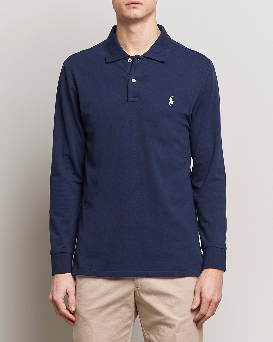 Mies | Puserot | Polo Ralph Lauren Golf | Performance Stretch Long Sleeve Polo Refined Navy