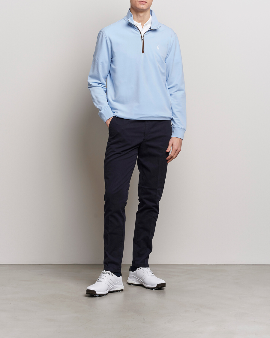 Mies | Puserot | Polo Ralph Lauren Golf | Terry Jersey Half Zip Sweater Office Blue