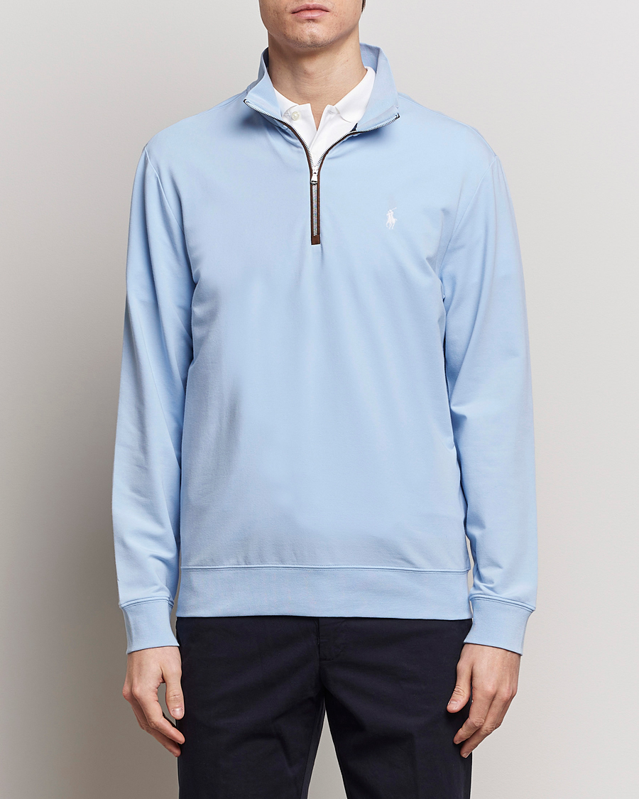 Mies |  | Polo Ralph Lauren Golf | Terry Jersey Half Zip Sweater Office Blue