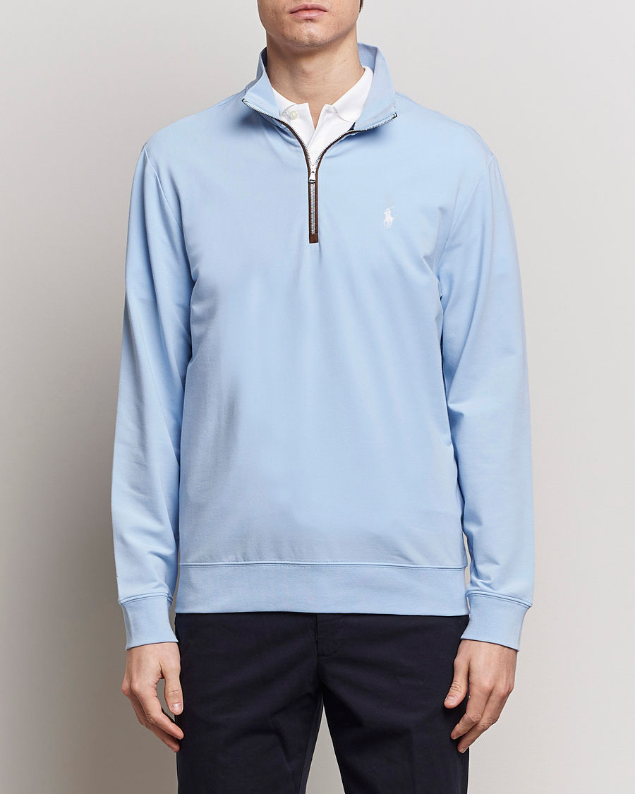 Mies | Puserot | Polo Ralph Lauren Golf | Terry Jersey Half Zip Sweater Office Blue
