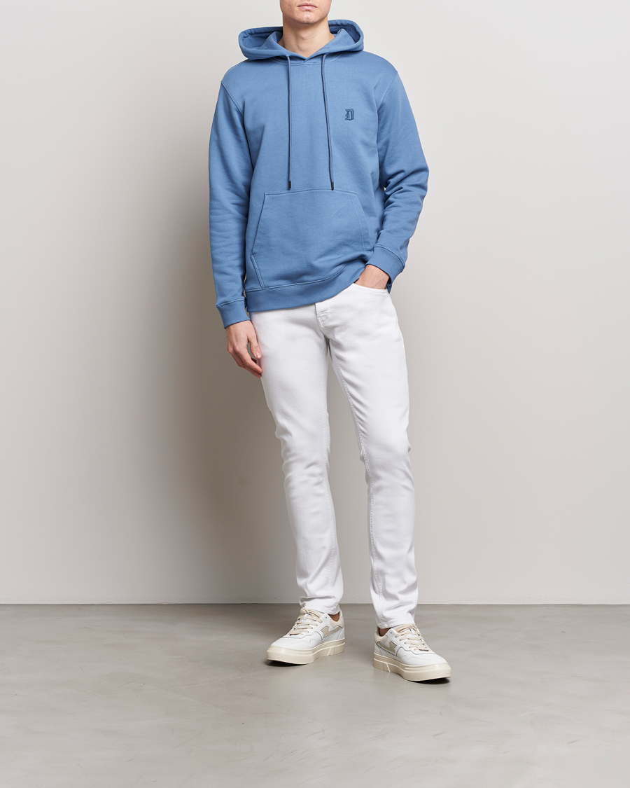 Mies | Farkut | Dondup | George Bullstretch Jeans White