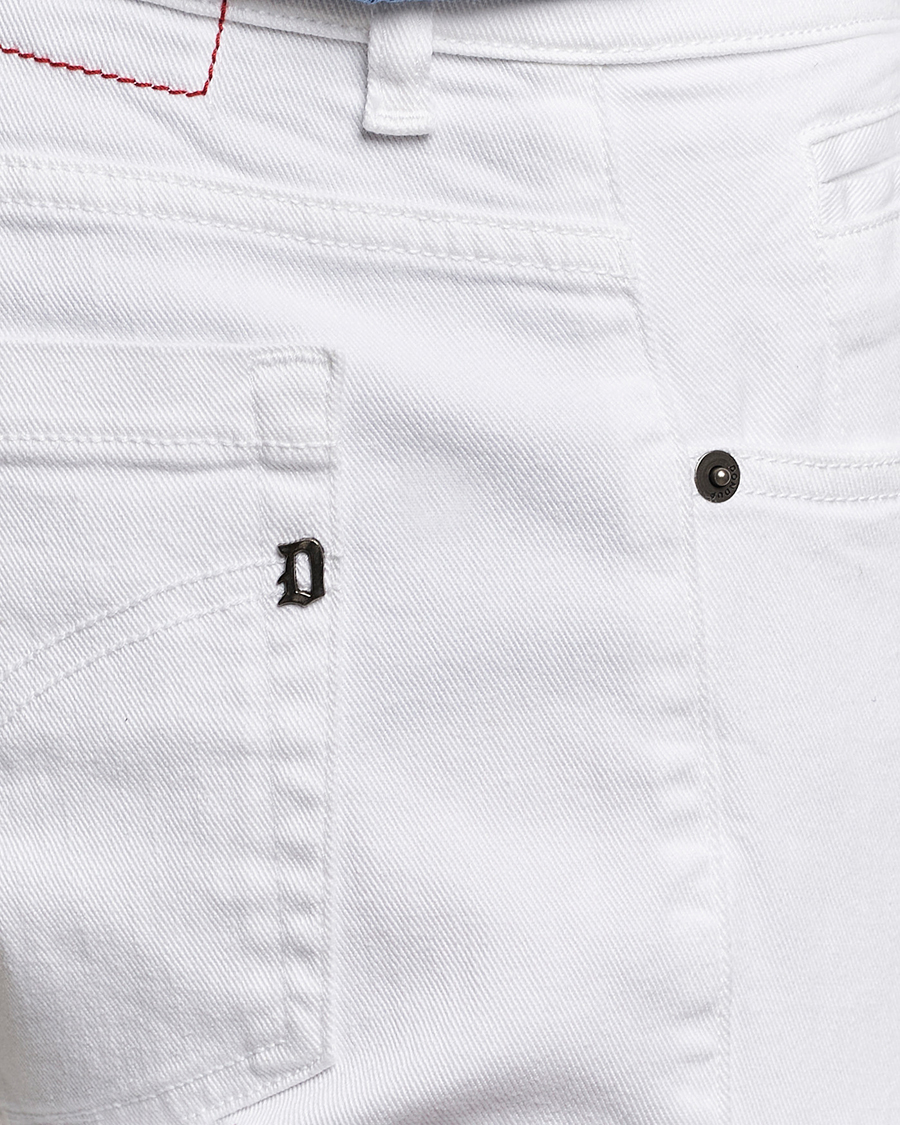 Mies | Farkut | Dondup | George Bullstretch Jeans White
