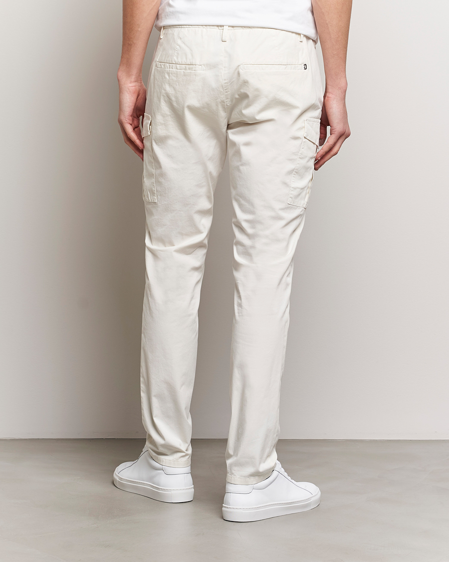 Mies | Housut | Dondup | Eddie Cargo Pants Off White