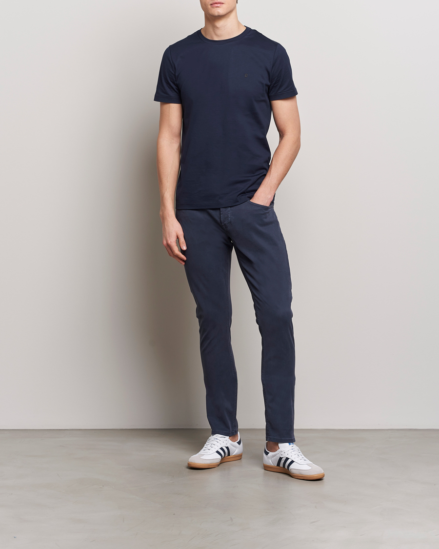 Mies | Housut | Dondup | George Gabardine 5-Pocket Navy