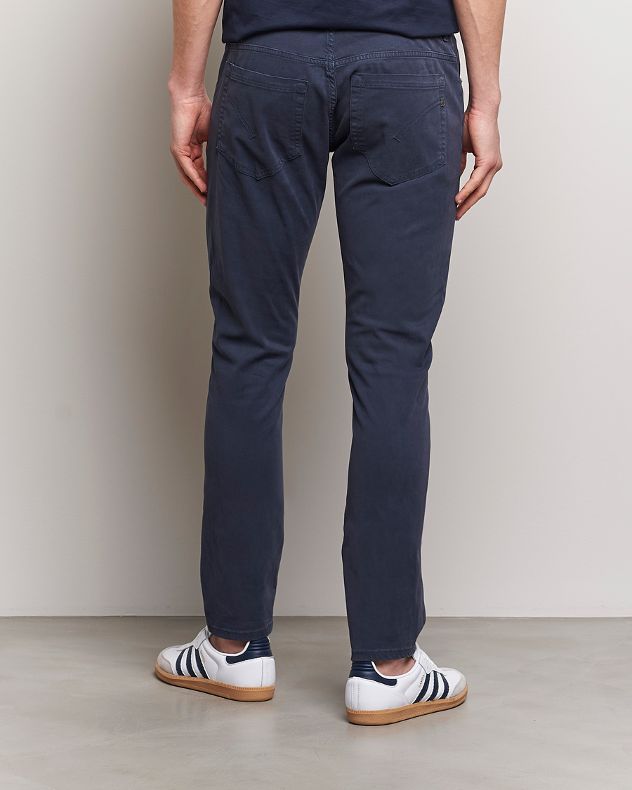Mies | Housut | Dondup | George Gabardine 5-Pocket Navy