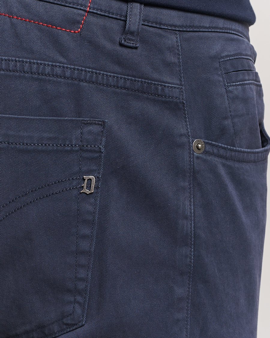 Mies | Housut | Dondup | George Gabardine 5-Pocket Navy