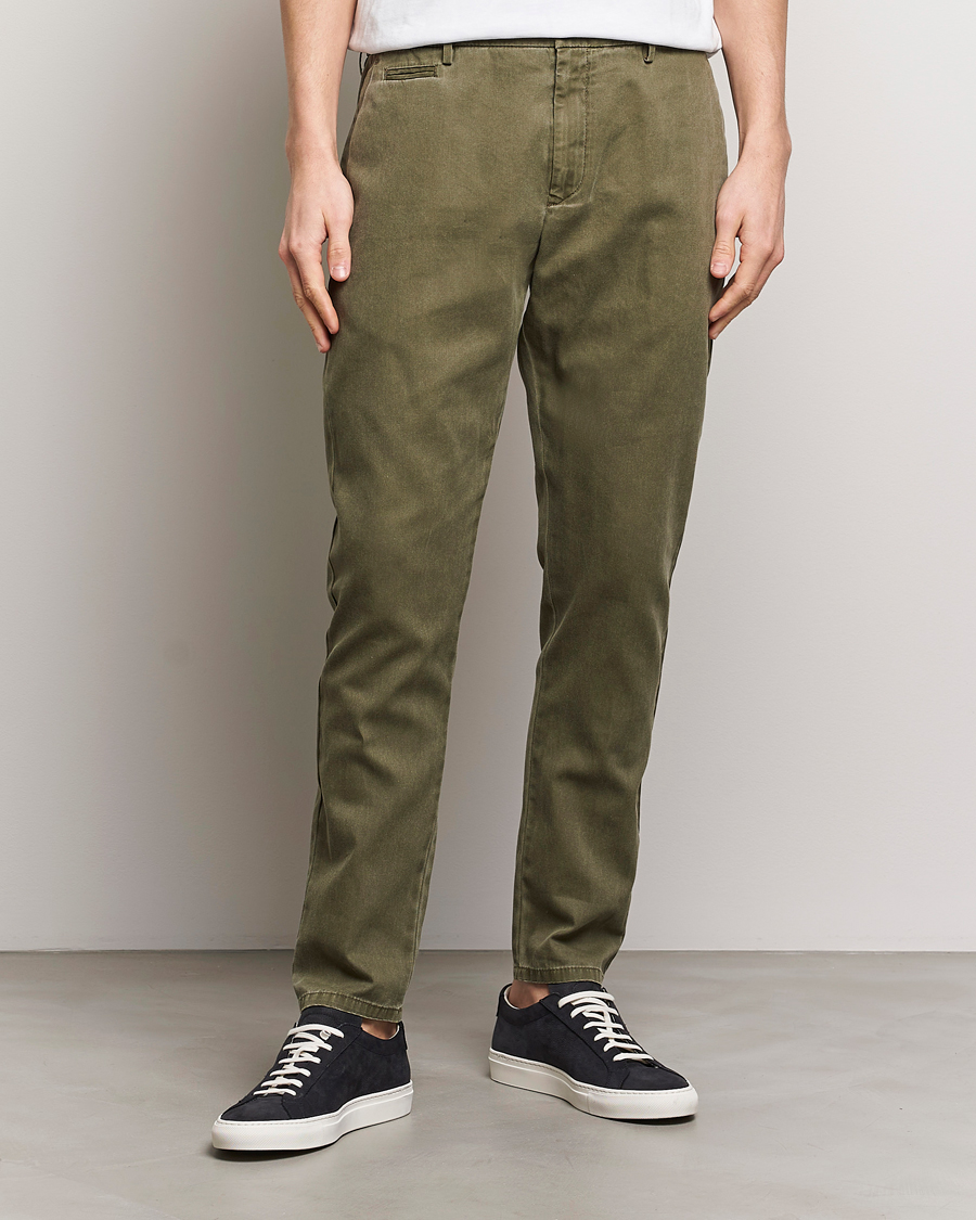 Mies | Housut | Dondup | Joe Cotton Chinos Olive Green