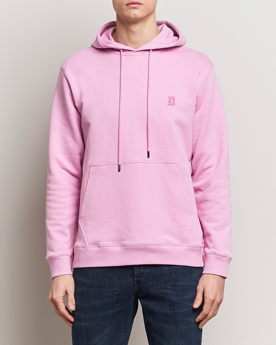 Mies | Puserot | Dondup | Logo Hoodie Washed Pink