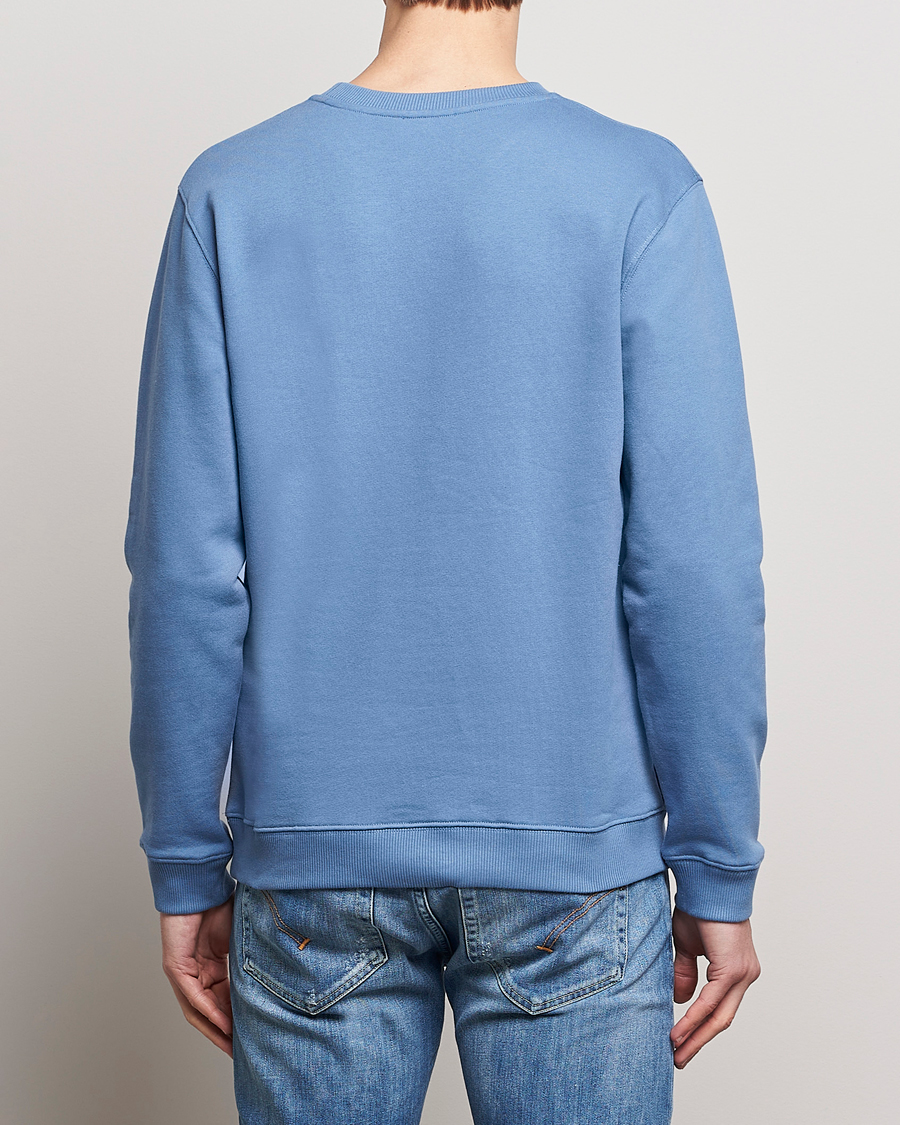Mies | Puserot | Dondup | Loco Crew Neck Sweatshirt Washed Blue