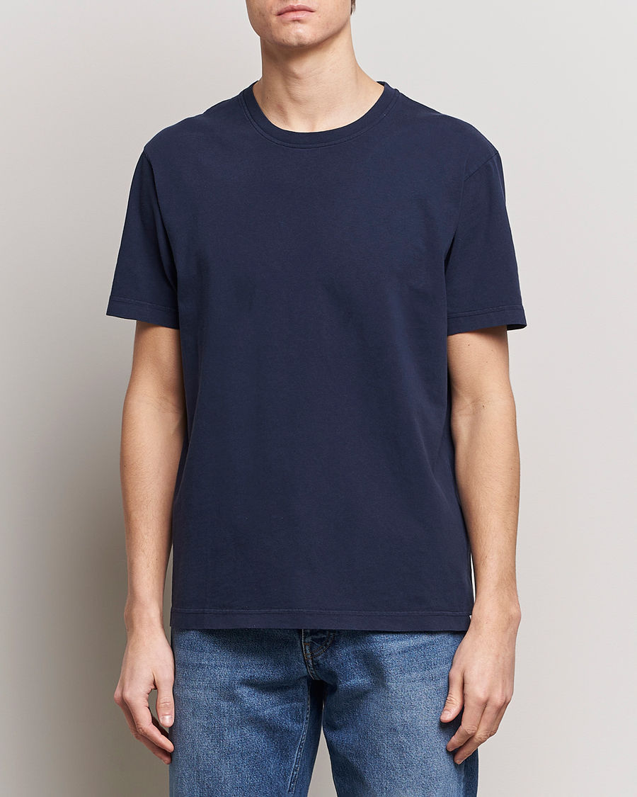 Mies | Nudie Jeans | Nudie Jeans | Uno Everyday Crew Neck T-Shirt Blue