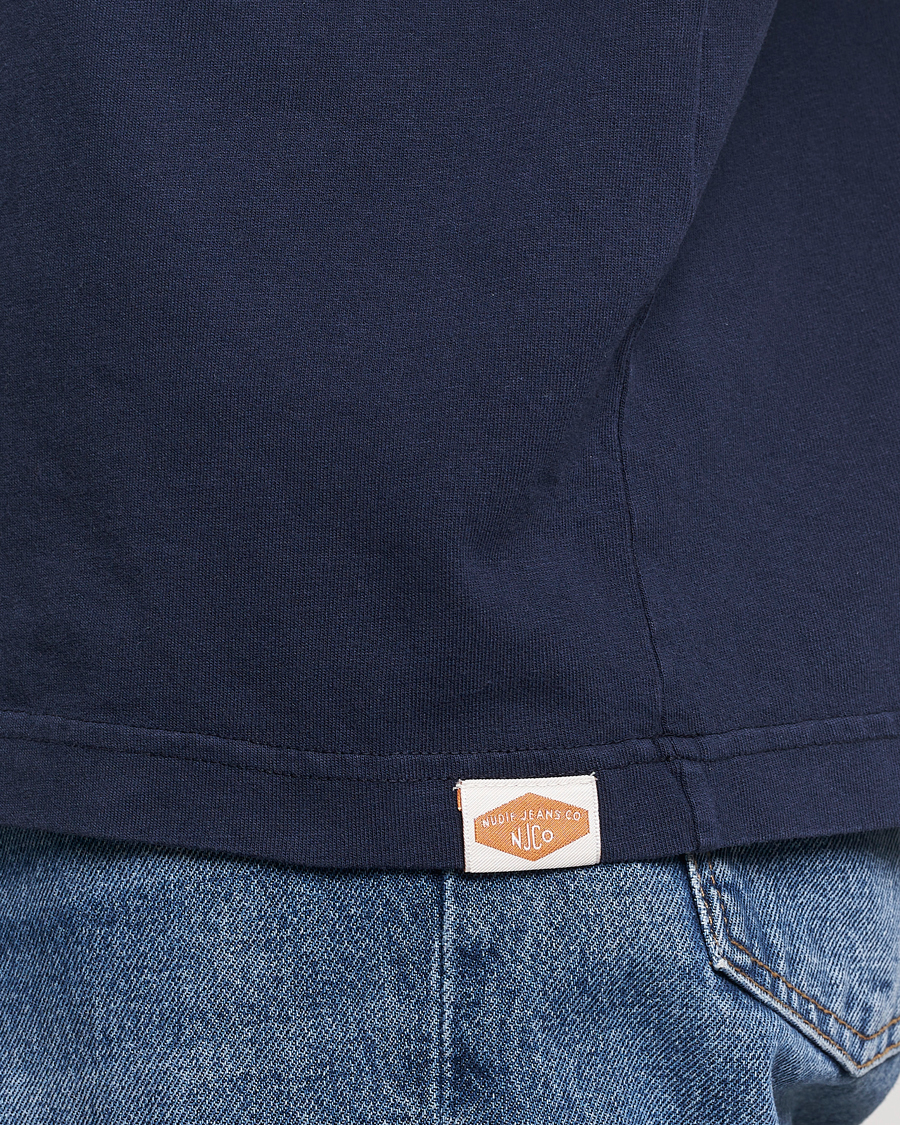 Mies | T-paidat | Nudie Jeans | Uno Everyday Crew Neck T-Shirt Blue