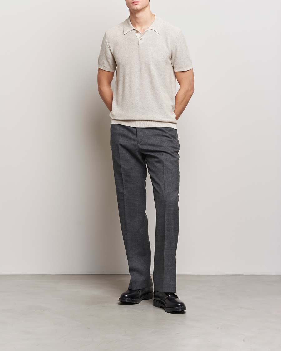 Mies | Pikeet | A.P.C. | Jay Knitted Polo Beige