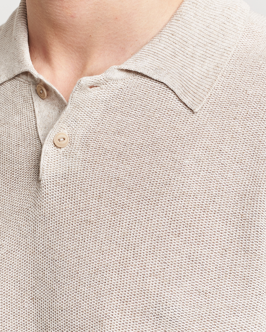 Mies | Pikeet | A.P.C. | Jay Knitted Polo Beige
