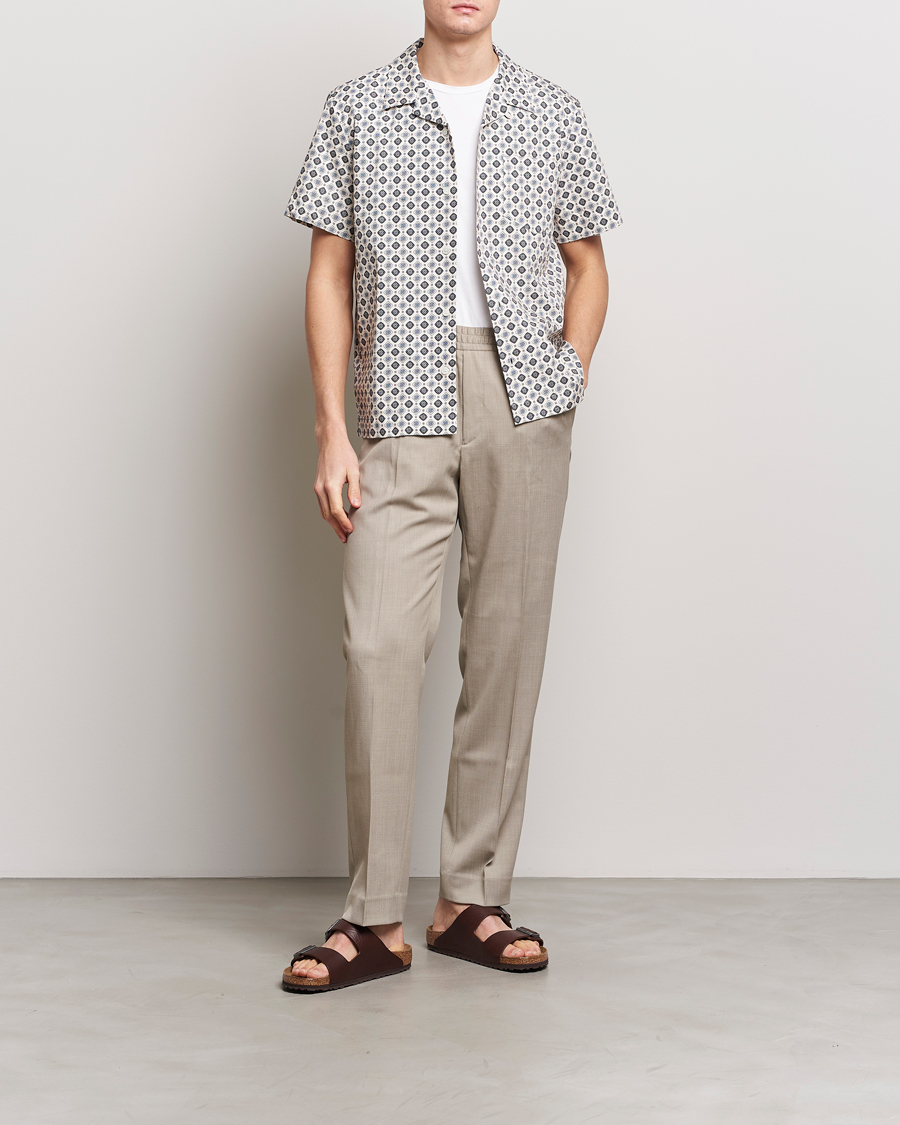 Mies | Kauluspaidat | A.P.C. | Lloyd Printed Resort Shirt Off White