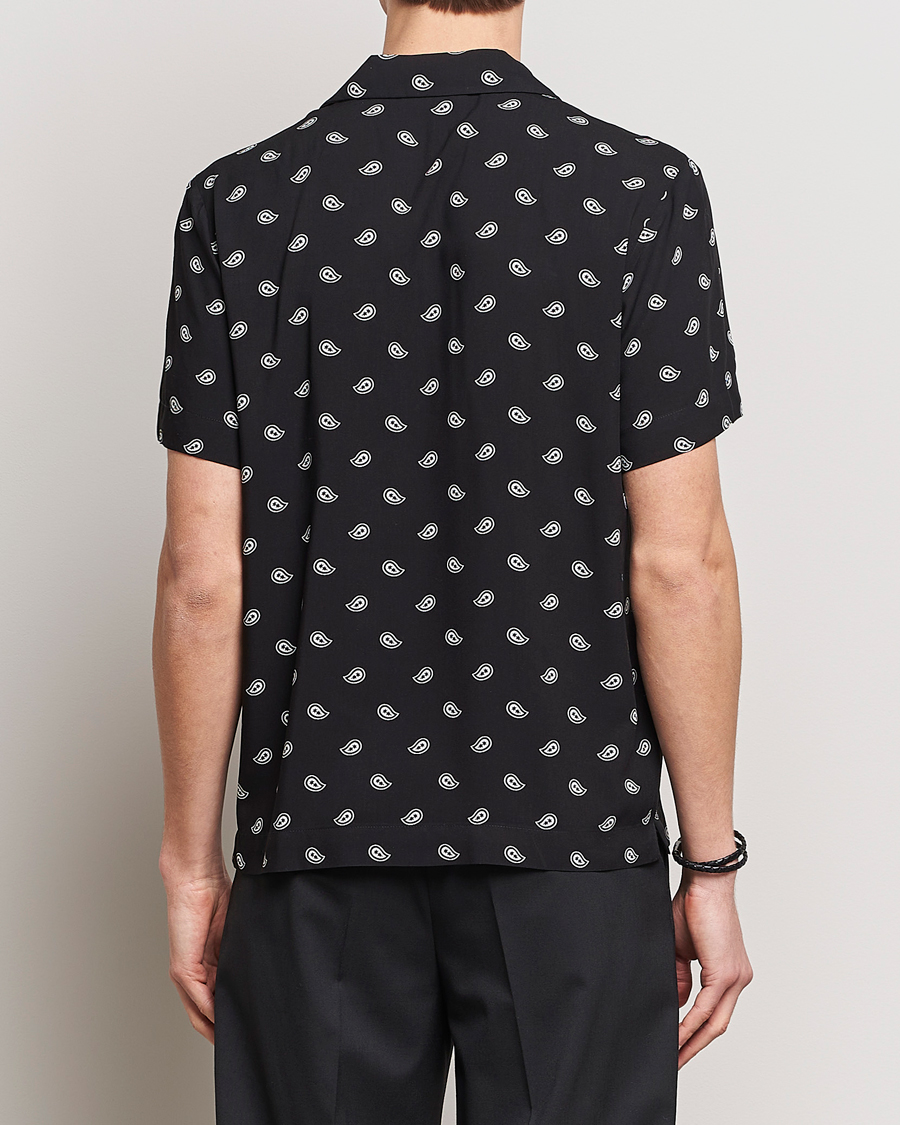 Mies | Kauluspaidat | A.P.C. | Lloyd Printed Paisley Resort Shirt Black