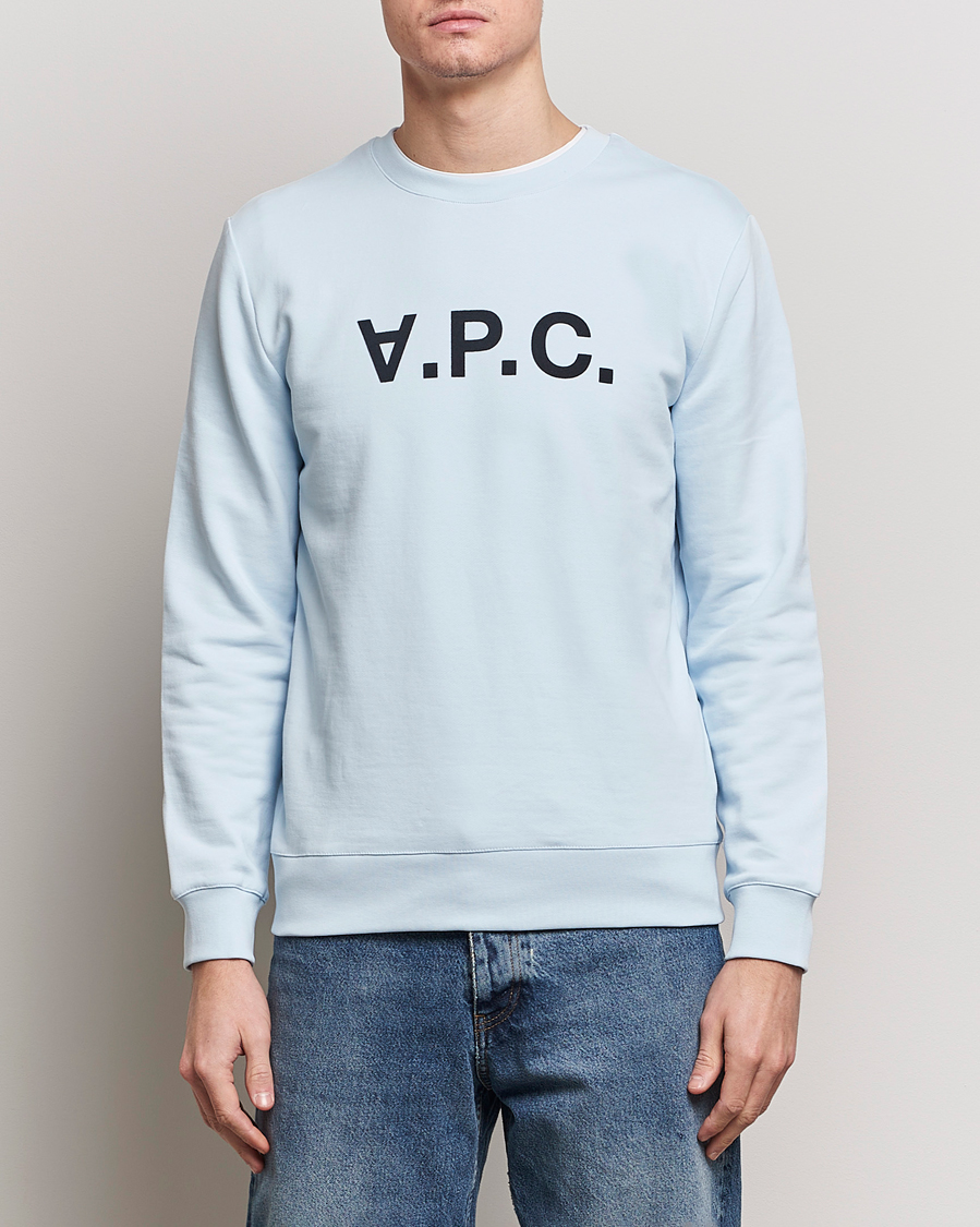 Mies | Puserot | A.P.C. | VPC Sweatshirt Light Blue
