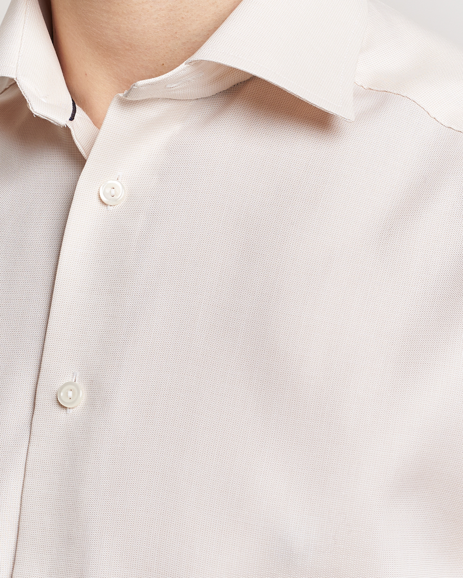 Mies | Kauluspaidat | Eton | Slim Fit Twill Shirt Light Yellow