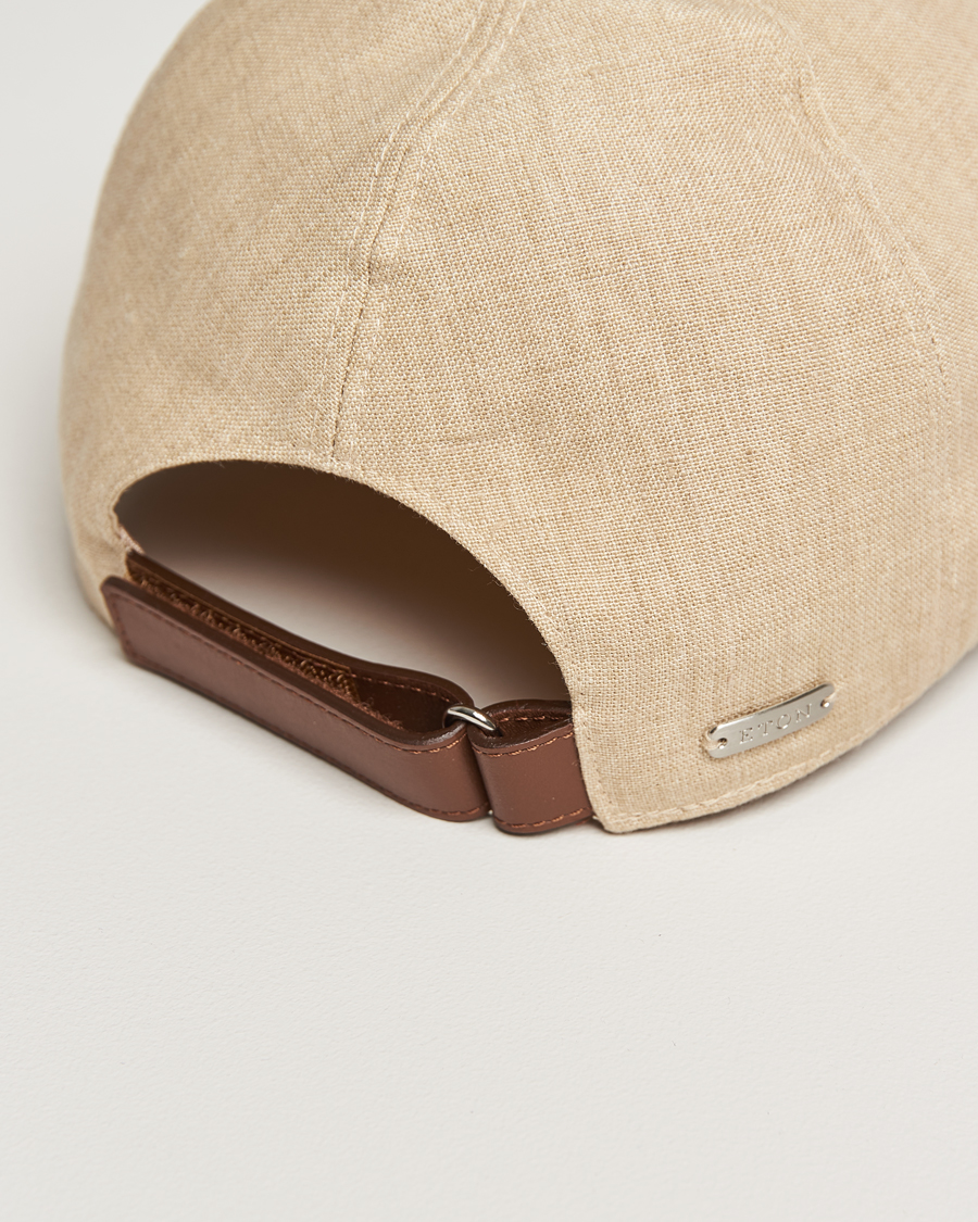 Mies | Eton Solid Linen Cap Beige | Eton | Solid Linen Cap Beige