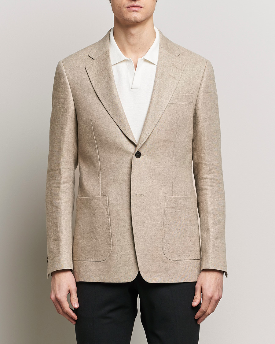 Mies |  | Tiger of Sweden | Justin Linen Blazer Feather