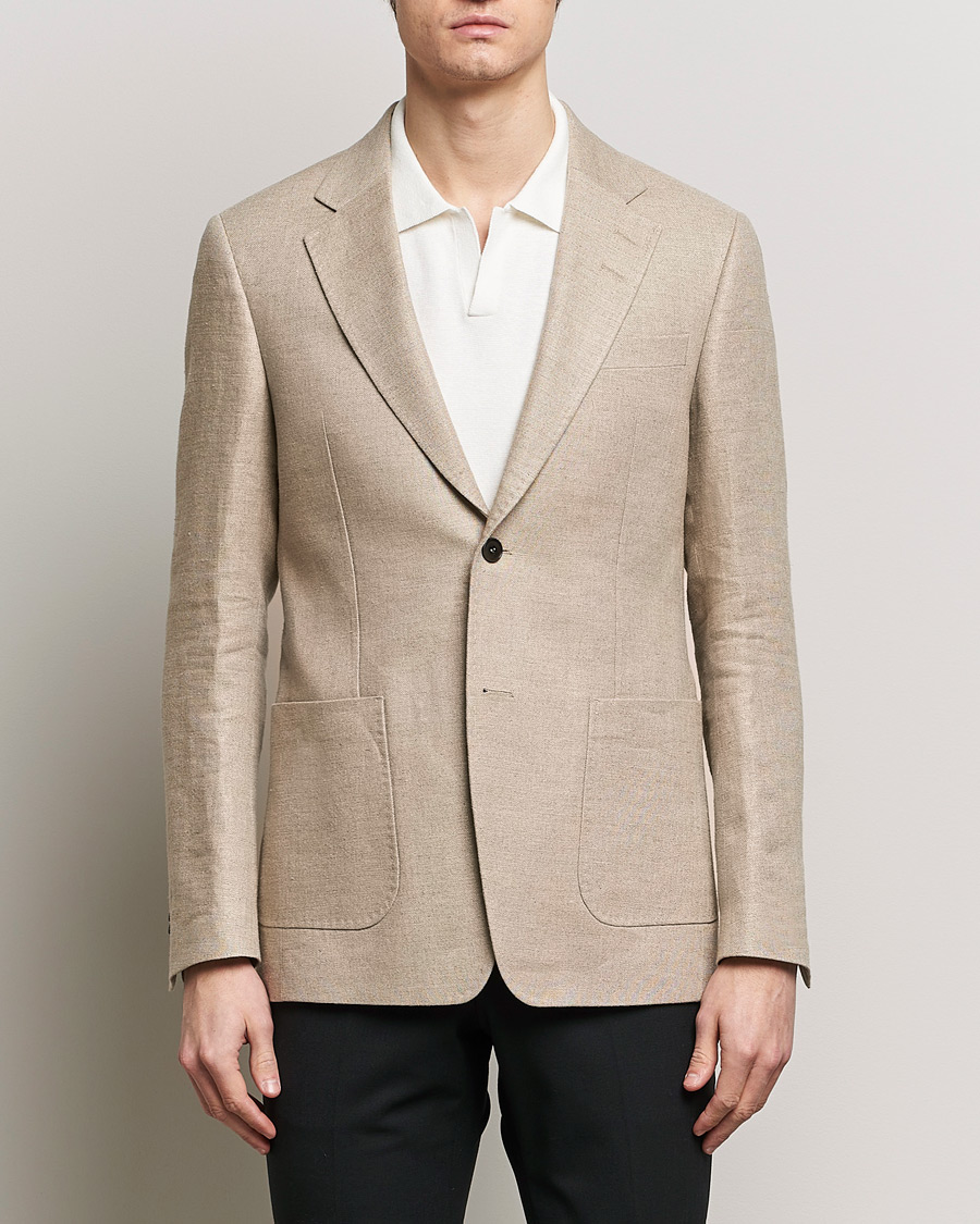 Mies | Pikkutakit | Tiger of Sweden | Justin Linen Blazer Feather