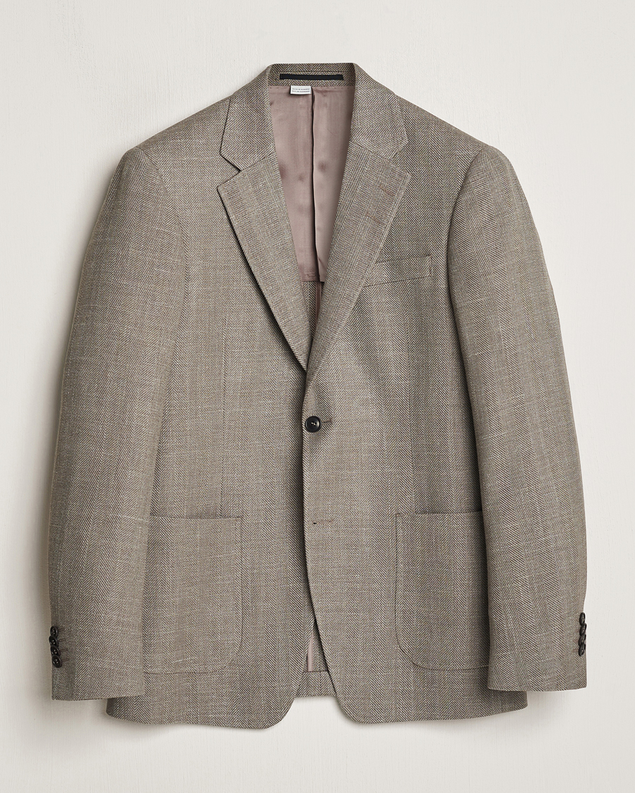 Mies | Pikkutakit | Tiger of Sweden | Justin Herringbone Blazer Putty Beige