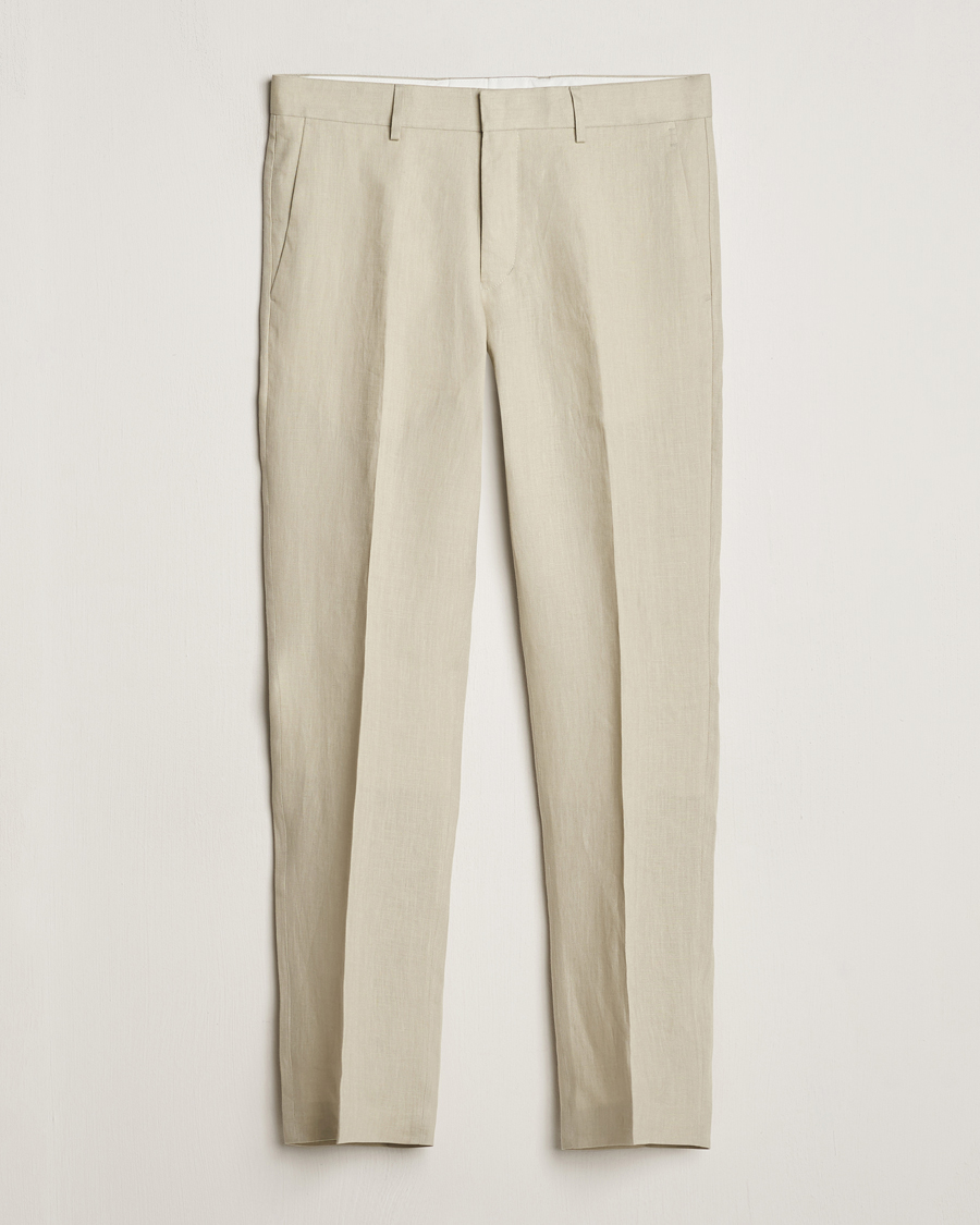 Mies | Housut | Tiger of Sweden | Tenuta Linen Suit Trousers Dawn Misty