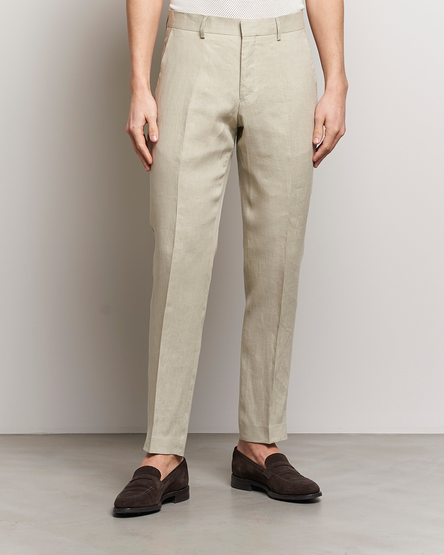 Mies | Suorat housut | Tiger of Sweden | Tenuta Linen Suit Trousers Dawn Misty