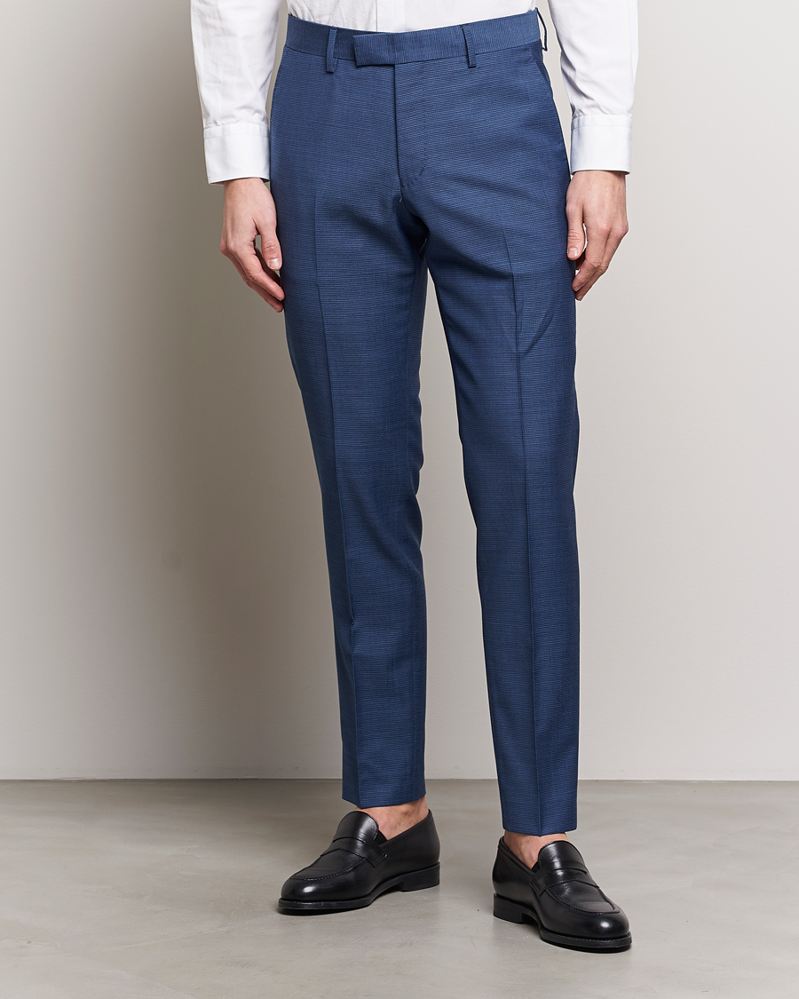 Mies | Housut | Tiger of Sweden | Tenuta Wool Trousers Smokey Blue