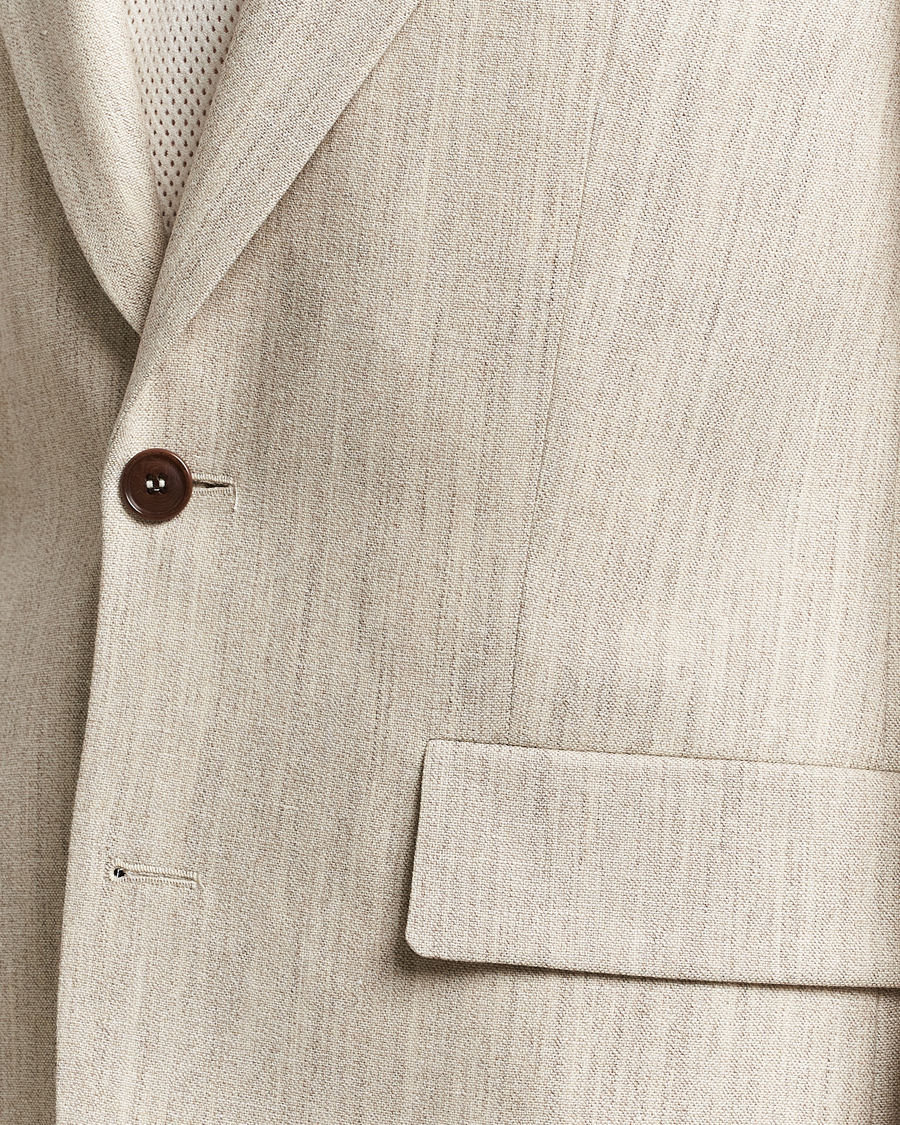 Mies | Pikkutakit | Tiger of Sweden | Jon Wool/Linen Canvas Blazer Natural White