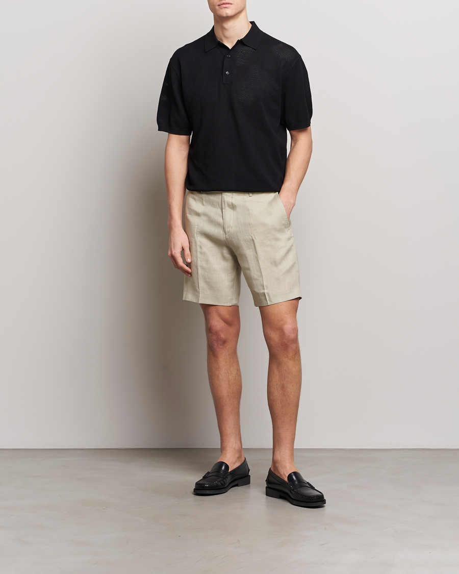 Mies | Shortsit | Tiger of Sweden | Thiago Linen Shorts Dawn Misty