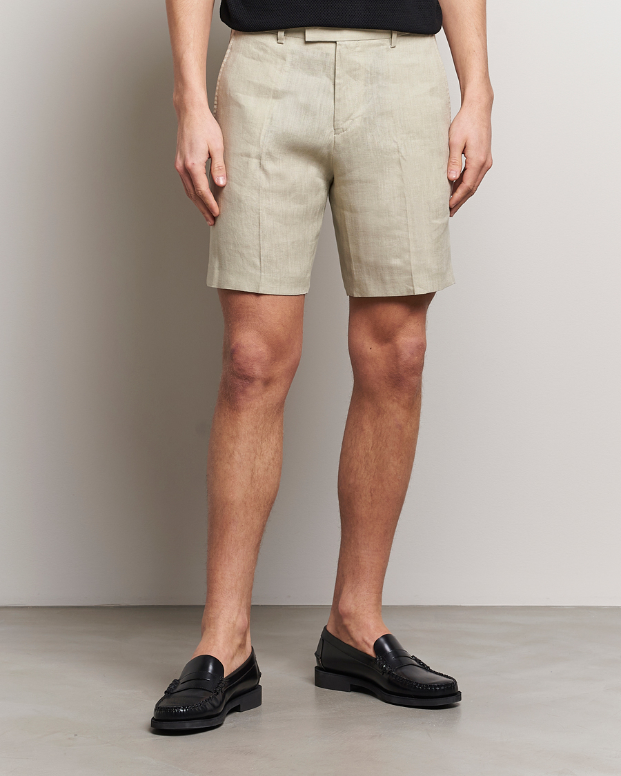 Mies | Shortsit | Tiger of Sweden | Thiago Linen Shorts Dawn Misty