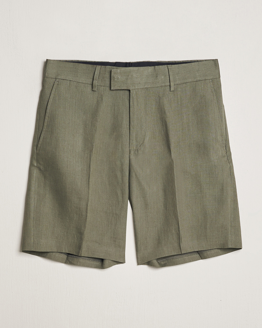 Mies | Shortsit | Tiger of Sweden | Thiago Linen Shorts Thyme