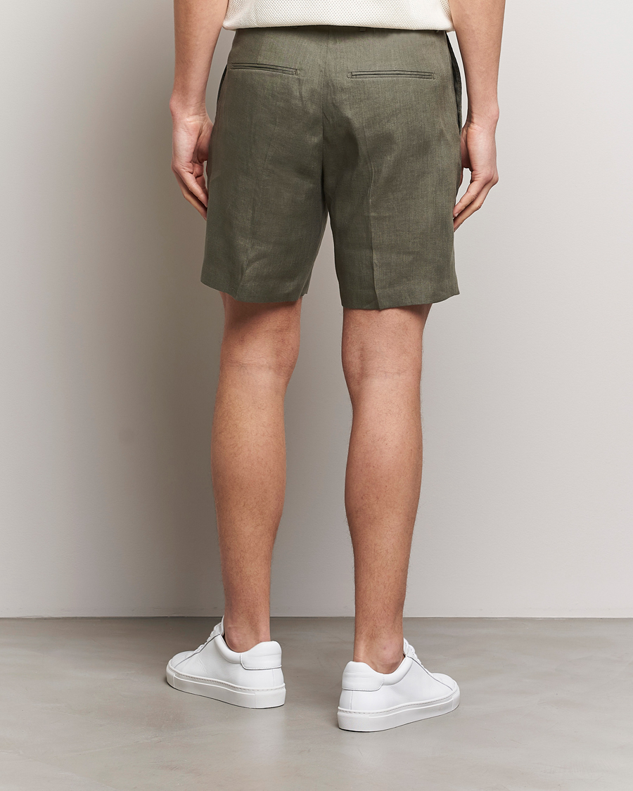 Mies | Shortsit | Tiger of Sweden | Thiago Linen Shorts Thyme